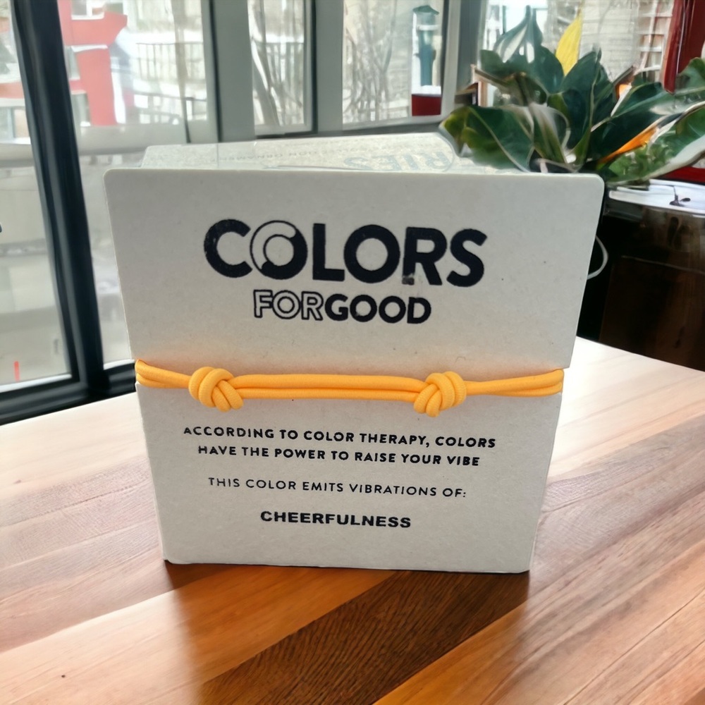 NWT colors for good CHEERFULNESS bracelet